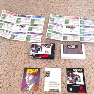 Madden 96 mint condition SNES